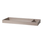 Solid New Zealand pine double dresser topper with built-in storage compartment for baby changing essentials.