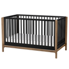 Laurel 4-in-1 Convertible Crib - Black/Chestnut