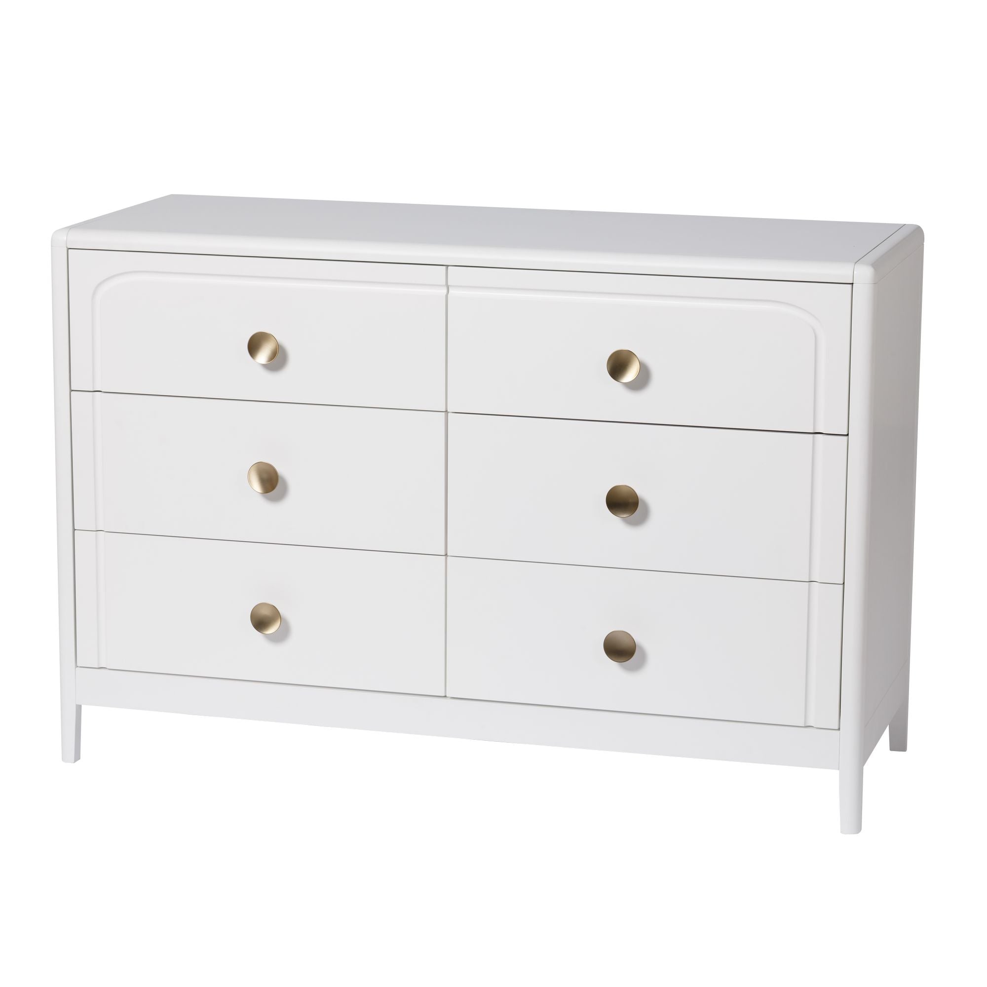 Little Seeds Briar Collection 6-drawer nursery dresser, hero shot on a clean white background.