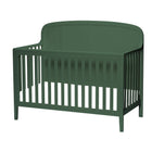 Little Seeds Briar Collection convertible crib in bottle green colour, hero shot on a clean background.