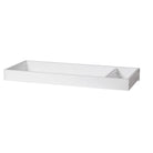 Little Seeds Laurel & Aster Collection double dresser topper in white, hero shot on a clean background.